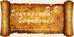 Đurđinka Stanković vizit kartica